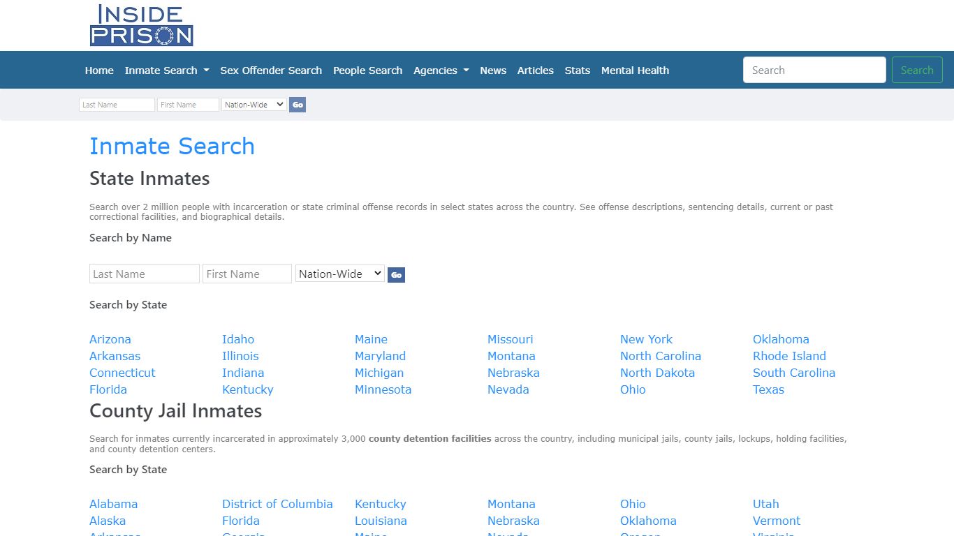 Inmates & Offenders in Allen Correctional Institution,